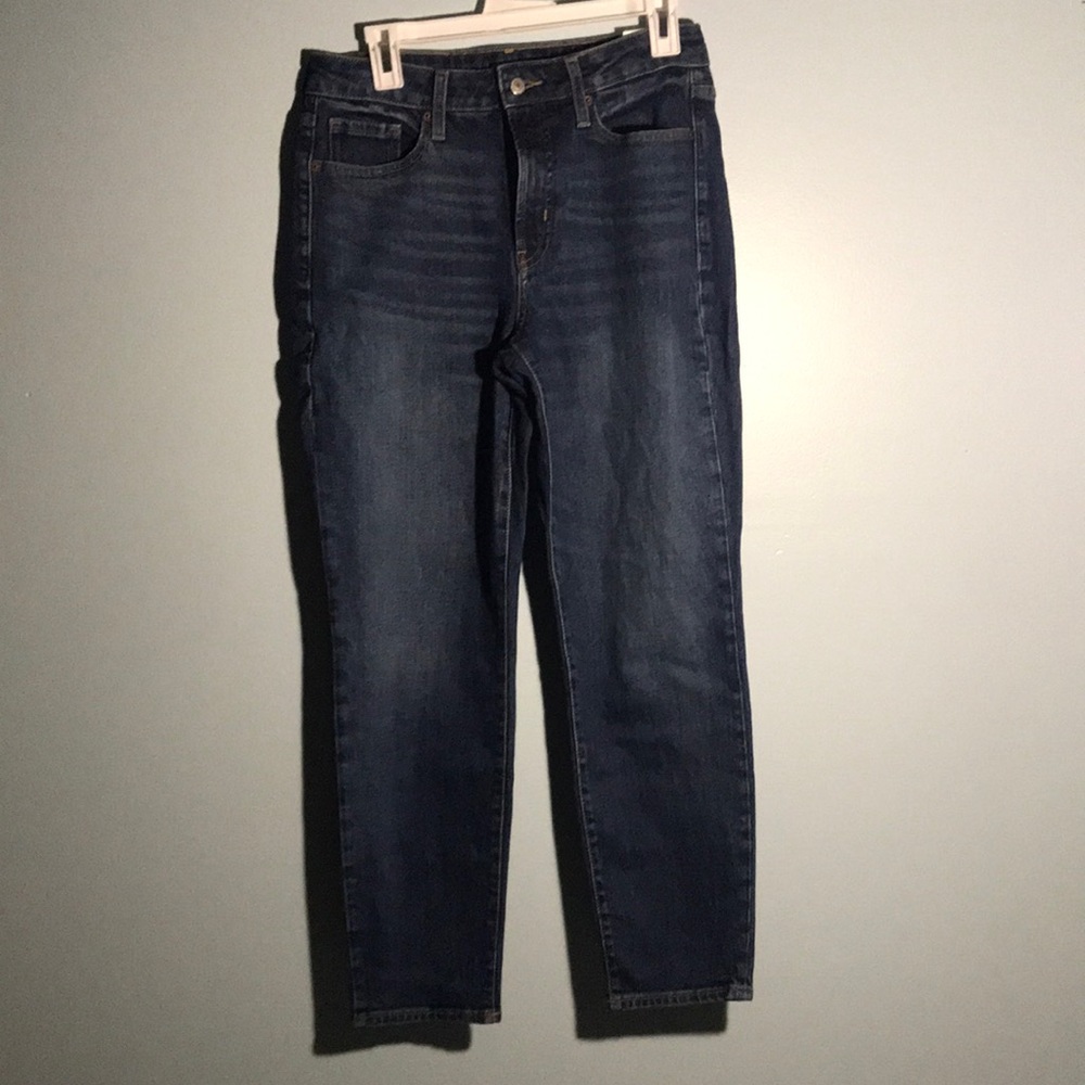 Old Navy Straight Dark Wash High Rise Jeans